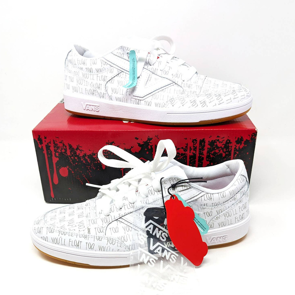 New Vans Shoes Womens 10 House Of Terror Lowland IT Pennywise Float Sneakers